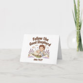 Carte Suivez Le Bon Pasteur Christian (Devant)