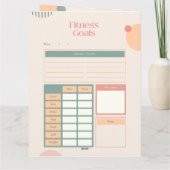 Carte Suivi d'exécution personnalisable + progression (Dos)