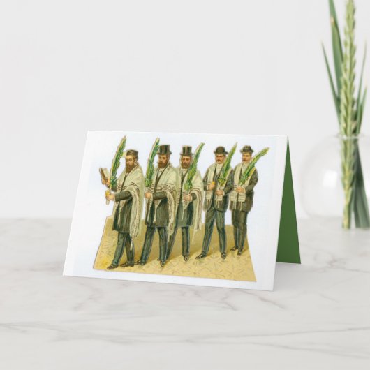 Carte Sukkot victorienne (Devant)