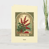 Carte Sumac Sunrise A Haft-Sin Emblem of Renewal (Dos)