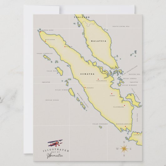 Carte Sumatra (Devant)