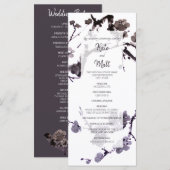 Carte Sumie de fleur de prune (Devant / Derrière)