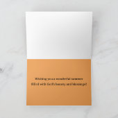 Carte Summer Blessings Isaiah Scripture Garden Flowers (Intérieur)