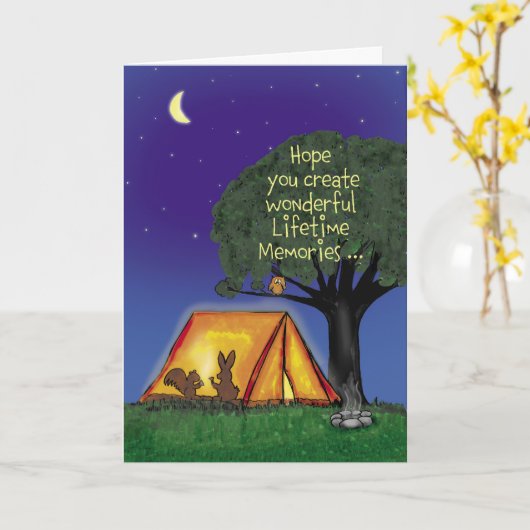 Carte Summer Camp (Fleur jaune)