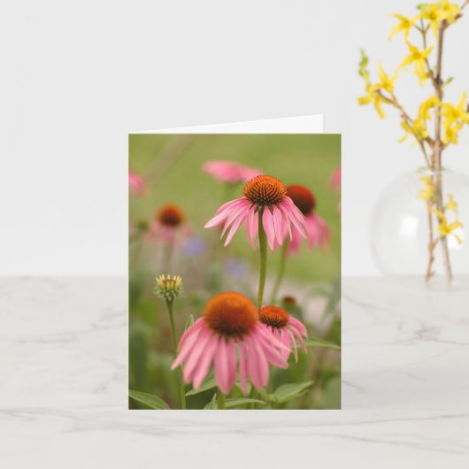 Carte Summer en Bohemia (Fleur jaune)