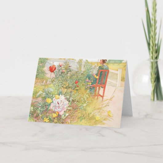 Carte Summer In Sundborn By Carl Larsson (Devant)