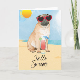 Carte Summer Pug