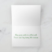 Carte Summer Solstice Blessings with hands hands holding (Intérieur)