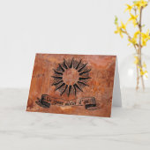 Carte Summer Solstice in French (Fleur jaune)