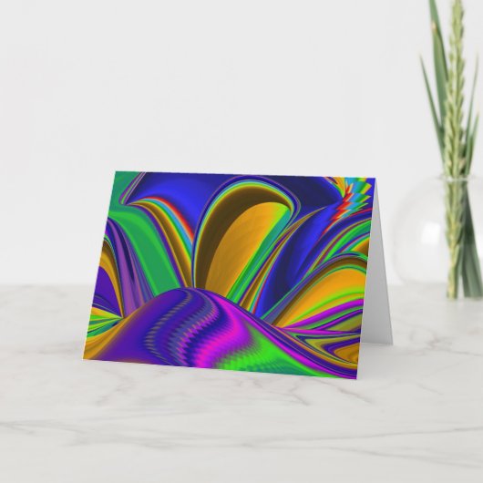 Carte Summerrainbow, Rainbowart 3D Abstrait (Devant)