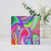 Carte Summerrainbow, Rainbowart 3D Abstrait (Debout devant)