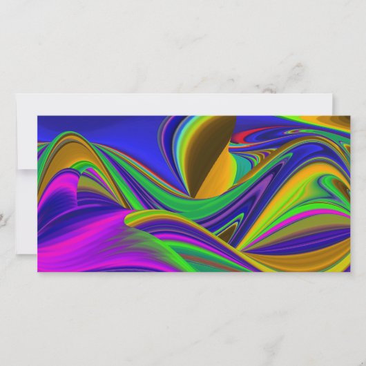 Carte Summerrainbow, Rainbowart 3D Abstrait (Devant)