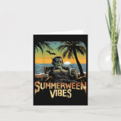 Carte Summerween Vibes Frankenstein Halloween Halloween (Devant)