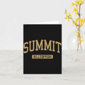 Carte Summit High School Hs Summit Nj Varsity Srts (Fleur jaune)