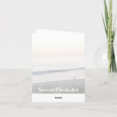 Carte Sun au-dessus de Laguna Beach (Dos)