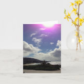 Carte Sun au-dessus de Laguna Beach (Fleur jaune)