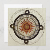 Carte Sun Aztec - Invitation (Devant / Derrière)