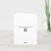 Carte Sun Dog, cancer de Rockne, 1976. Notecard (Dos)