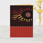 Carte Sun d'un oeil (Fleur jaune)