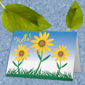Carte Sun Flower