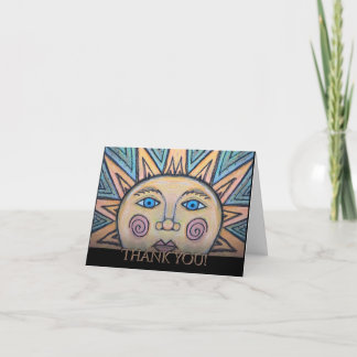 Carte Sun Peace Merci