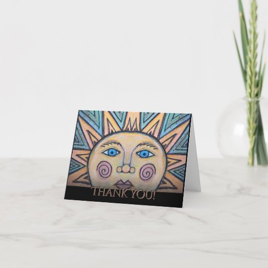 Carte Sun Peace Merci (Devant)