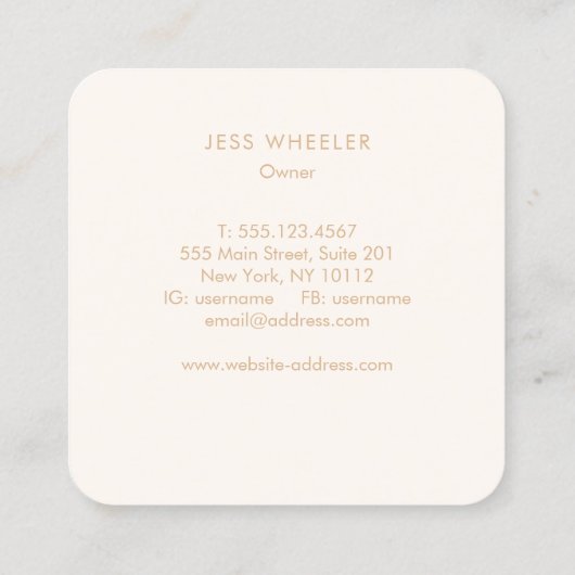 Carte Sun Rays Mobile Spray Tan Business (Dos)