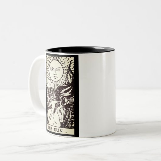 carte sun tarot | mug (Devant gauche)