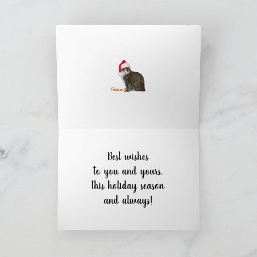 Carte Sundae, Le Chat De Noël (Intérieur)