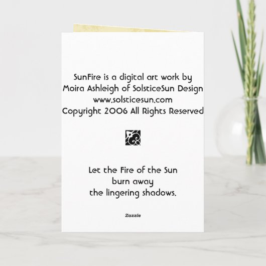 Carte SunFire (Dos)