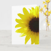 Carte Sunflower (Fleur jaune)