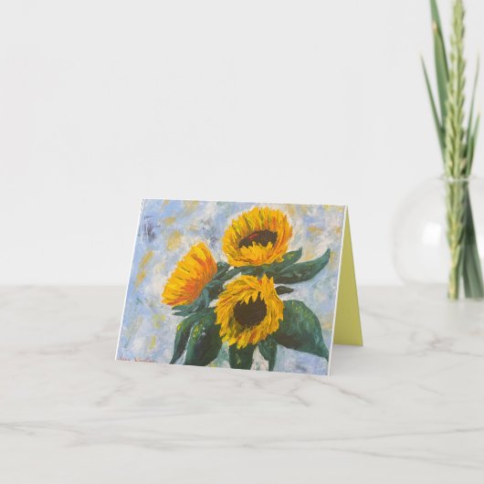 Carte Sunflower (Devant)