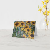 Carte Sunflower (Fleur jaune)