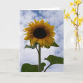 Carte Sunflower (Fleur jaune)