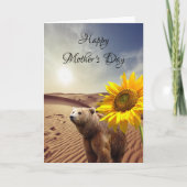 Carte Sunflower Bear Mother's Day (Devant)