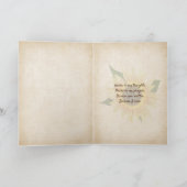 Carte Sunflower bouquet thinking (Intérieur)