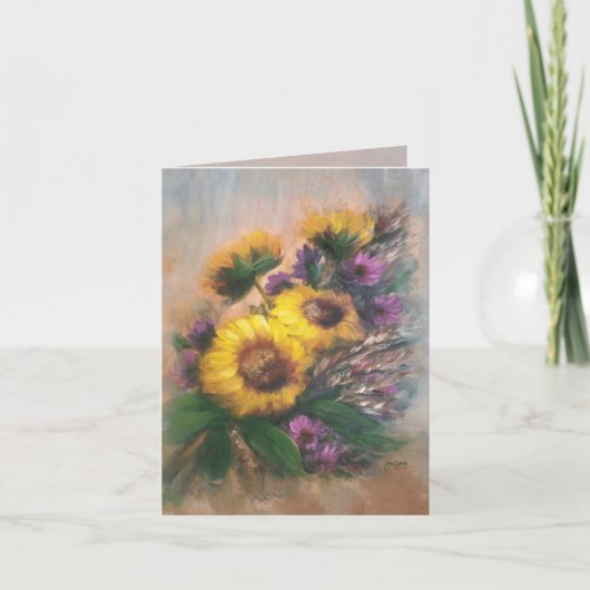 Carte Sunflower Breeze 4 x 5.6 (Devant)