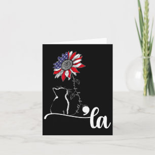 Carte Sunflower Cat Comma La Kamala Harris Pour Présiden