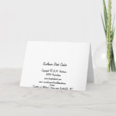 Carte Sunflower Dark Center (Dos)