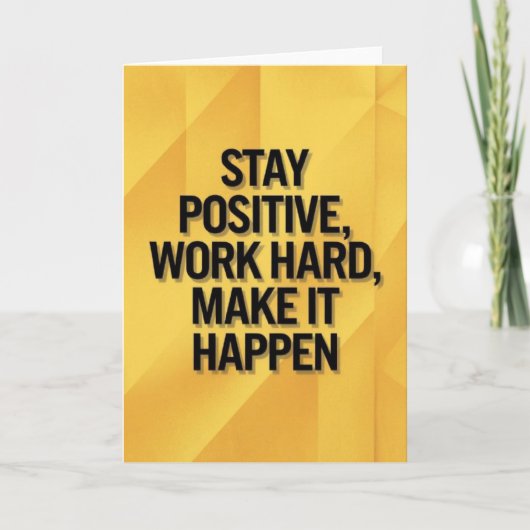 Carte Sunflower Field "BELIEVE" Inspirational Hope Card (Devant)