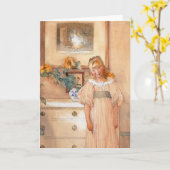 Carte Sunflower Girl 1893 (Fleur jaune)