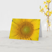 Carte Sunflower Gold Center (Fleur jaune)