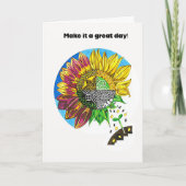 Carte Sunflower Joy (Devant)