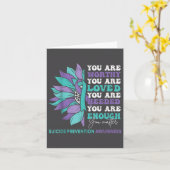 Carte Sunflower Motivational Suprt Suicide Prevention Aw (Fleur jaune)