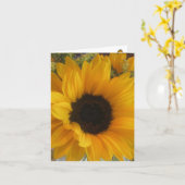 Carte Sunflower Tune Notecard (Fleur jaune)