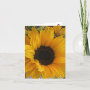 Carte Sunflower Tune Notecard