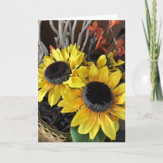 Carte SunFlowers (Devant)