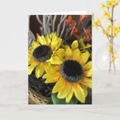 Carte SunFlowers (Fleur jaune)