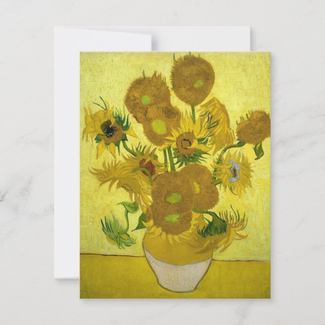 Carte Sunflowers, 1889 (Devant)