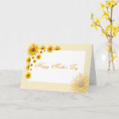 Carte Sunflowers Bonne fête des mères Salutation florale (Fleur jaune)